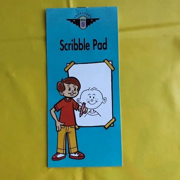 British Airways Skyflyers Kids Scribble Notebook - Picture 1 of 5